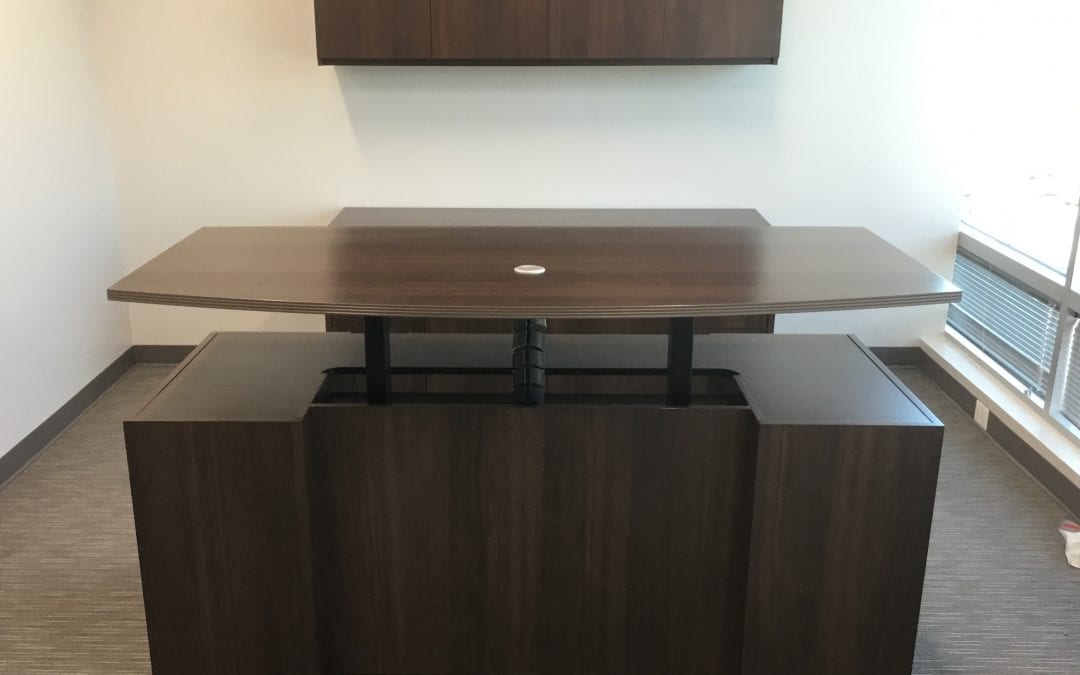 A Luxury Adjustable Height Desk