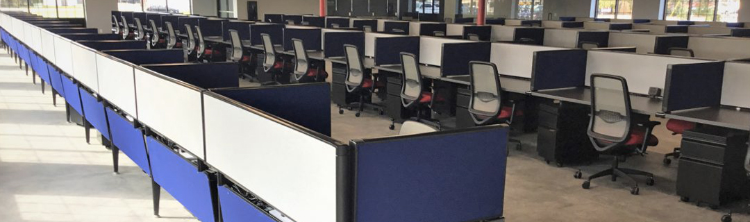 Open Office Cubicles Promote Teamwork in Easton, Maryland